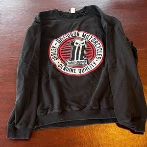 Crewneck Harley Davidson/Burlington Iowa sweatshirt in good condition XL